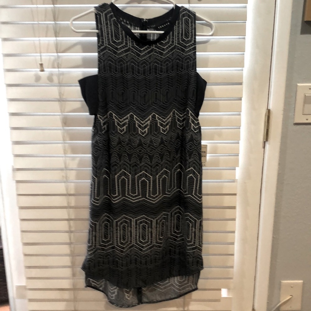 Trouvé shift dress. New with tags! XS, longer in the back. 100% polyester